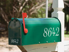 Personalized Mailbox Number Decal - Durable & Stylish Vinyl classy numbers - Eastcoast Engraving