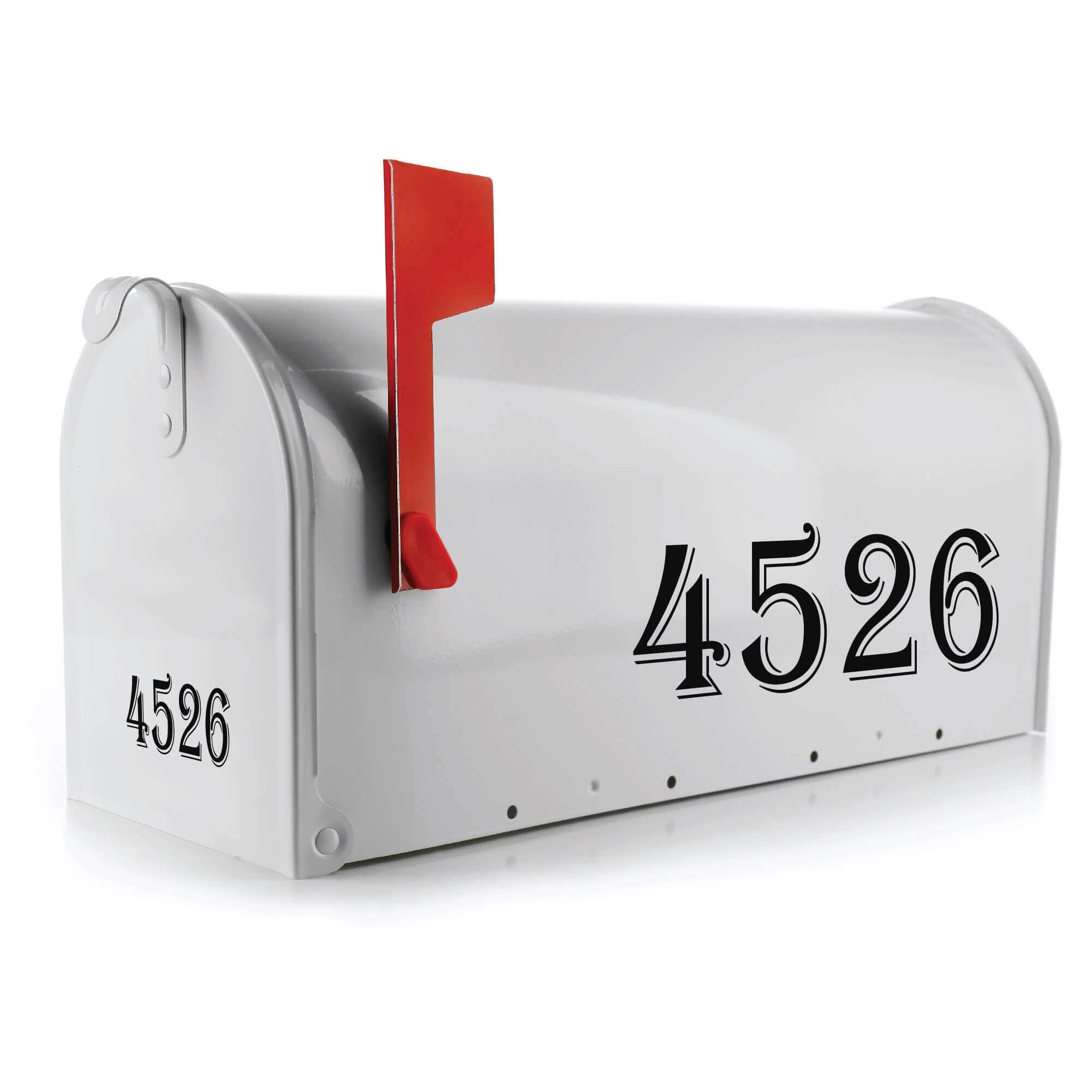 Custom vinyl mailbox numbers – durable and weatherproof