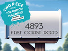 Durable mailbox decals with easy installation features