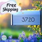 Vinyl mailbox number stickers for durable outdoor use