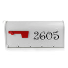 Address numbers for mailbox in bold vinyl