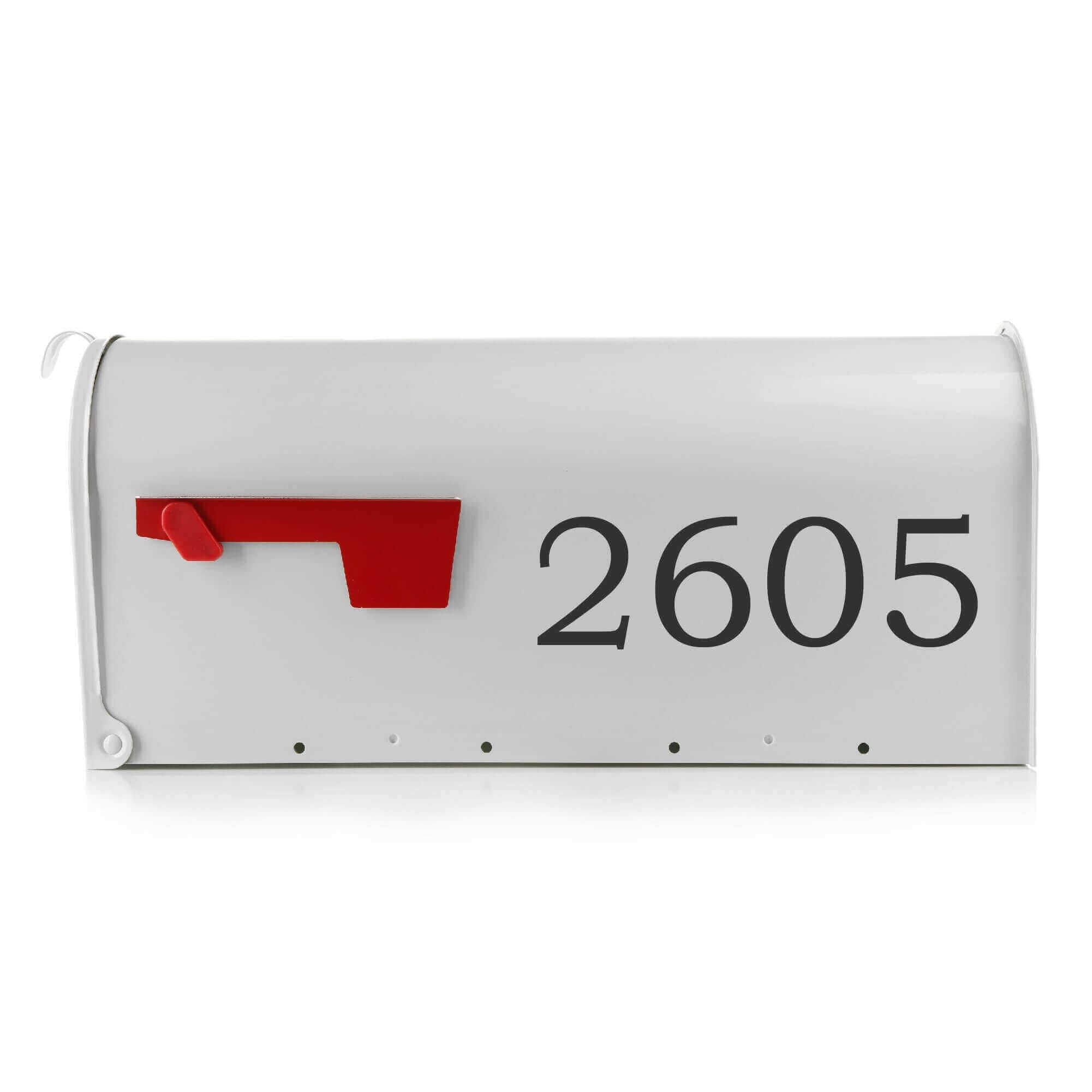 Easy-to-apply vinyl mailbox numbers with installation guide