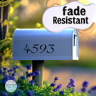 Easy-to-apply weatherproof mailbox decals