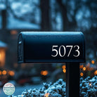 Stylish mailbox numbers for curb appeal enhancement.