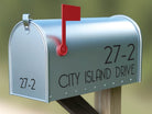 Premium vinyl mailbox stickers designed for durability